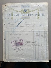 Facture cinematographes pathe d'occasion  Fontainebleau