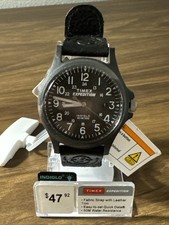 Timex Expedition relógio masculino TW4B08100 data de campo indiglo nylon quartzo 50mm 8 1/4" comprar usado  Enviando para Brazil