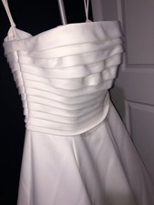 Elegant white strapless for sale  Dekalb