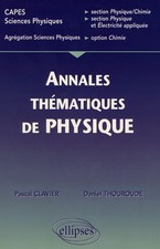 Annales thematiques corrigees d'occasion  France