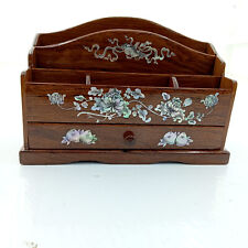 Rosewood letter rack for sale  NOTTINGHAM