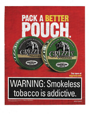 Grizzly pouches print for sale  Clinton
