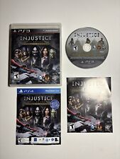 Injustice Gods Among Us Ultimate Edition (PS3 2013) CIB Manual Completo Testado, usado comprar usado  Enviando para Brazil