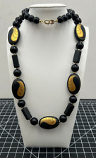 Vintage necklace black for sale  Le Roy