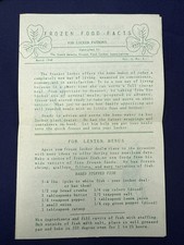 Vtg frozen food for sale  Zimmerman