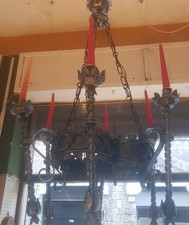 Antico lampadario ferro usato Antico lampadario ferro usato  Terni