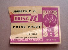 Calcio biglietto modena usato  Italia
