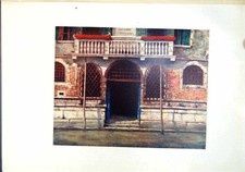 Usado, Porta com estampa antiga original Veneza Itália barras de ferro janelas varanda canal comprar usado  Enviando para Brazil