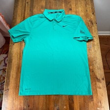 Polo Nike masculino médio verde manga curta gola golfe DriFIT Pacific Springs comprar usado  Enviando para Brazil
