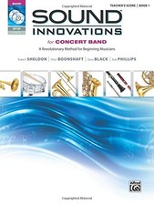 SOUND INNOVATIONS FOR CONCERT BAND, BK 1: A REVOLUTIONARY By Robert Sheldon comprar usado  Enviando para Brazil