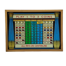 slot glass machine framed for sale slot glass machine framed for sale San Jose
