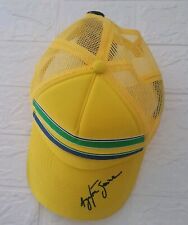 Boné F1 Ayrton Senna Snap Back bordado assinatura amarelo tamanho único  comprar usado  Enviando para Brazil