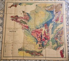 Carte géologique entoilée d'occasion  Montpellier-