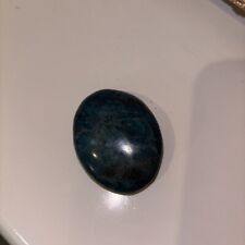 Blue apatite palmstone for sale  CONGLETON