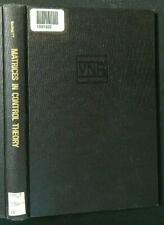 Matrices control theory usato  Italia
