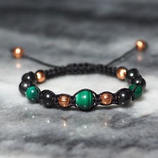 Shungite bracelet malachite for sale  GLOUCESTER