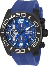 Relógio masculino Invicta Pro Diver cronógrafo mostrador azul 22812, usado comprar usado  Enviando para Brazil