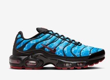 NOVO EM FOLHA Nike AIR MAX PLUS TN Masculino 8.5 Preto Azul Báltico Foto Azul comprar usado  Enviando para Brazil