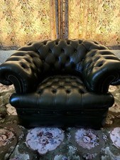 Chesterfield leather tub for sale  GRIMSBY