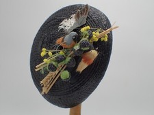 Chapeau vintage oiseaux d'occasion  Sisteron
