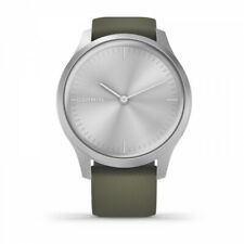Usado, Relógio fitness Garmin estilo vivomove prata com pulseira de silicone musgo 010-02240-01 comprar usado  Enviando para Brazil