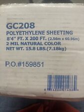 Poly sheeting 8ft for sale  El Dorado Springs