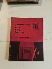 Usado, Vintage 1967 THERMO KING Modelo Novo com etiquetas Lista de Peças Manual. Semi-refrigeração  comprar usado  Enviando para Brazil