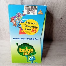 TOY STORY & A BUGS LIFE DOUBLE ACT VHS TAPE - RARE RETRO MOVIE BOXSET x 2 TAPES comprar usado  Enviando para Brazil