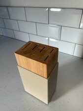 Wood knife block for sale Wood knife block for sale  CLEETHORPES
