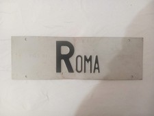 Vecchia targa auto usato  Roma