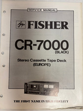 Fisher service manual gebraucht kaufen  Schwäbisch Hall