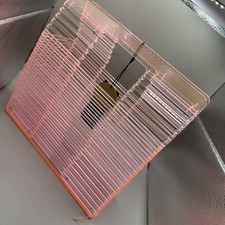 Bolsa feminina Rachel Roy gaiola acrílica cor pêssego retângulo usada com etiquetas comprar usado  Enviando para Brazil