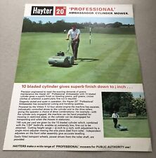 Hayter professional ambassador for sale  UK