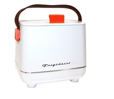 Mini geladeira/refrigerador portátil para bebidas Frigidaire retrô 6 latas/4 litros abertura superior comprar usado  Enviando para Brazil