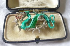 Vintage enamel marcasite for sale  OLNEY