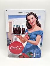 Coca cola blechschild gebraucht kaufen  Riedbach