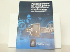 Kundendienstheft lastzugfahrer gebraucht kaufen  Lahstedt