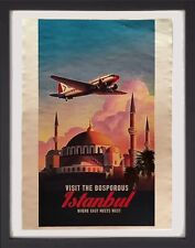 Poster retro istanbul d'occasion  L'Isle-sur-la-Sorgue