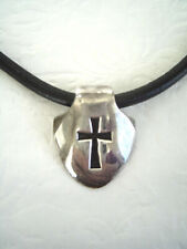 Colar James Avery Shield of Faith pedante prata esterlina aposentado, usado comprar usado  Enviando para Brazil