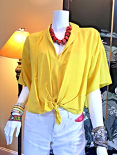 BLUSA ZARA- MED AMARELA VERÃO! Linda cor e design deslumbrante. Novo! comprar usado  Enviando para Brazil