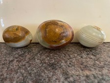 Three marble eggs for sale  AYR