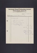 Herford rechnung 1917 gebraucht kaufen  Leipzig