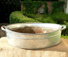 Galvanised metal bath for sale  BRIDGNORTH