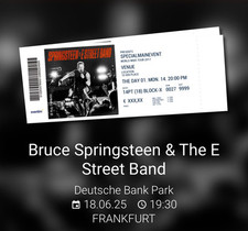 Tickets bruce springsteen gebraucht kaufen  Kiel