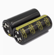 Capacitor eletrolítico 400v 1500uf chifre alumínio ouro preto 35x80mm 4 pinos, usado comprar usado  Enviando para Brazil