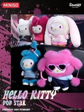 Miniso Hello Kitty Pop Star Series Pelúcia Confirmada Caixa Cega Figura Brinquedo Presente comprar usado  Enviando para Brazil