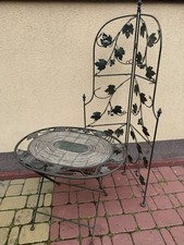 Dekoracyjny zestaw ogrodowy – stół + parawan metalowy w stylu rustykalnym  na sprzedaż  PL