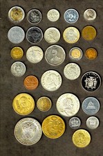 América del Sur/Centroamérica/Caribe 25+ monedas mixtas con bimetálico/plata 1,06 oz ASW segunda mano  Embacar hacia Mexico