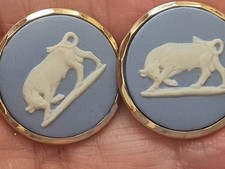 Vintage wedgwood cufflinks for sale  BIRMINGHAM