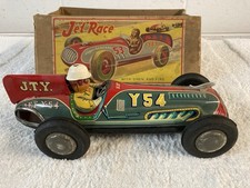 Carro de lata Hadson Jet Racer Y-54 fricção 12 polegadas Japão 1950 com carro 53 caixa. comprar usado  Enviando para Brazil